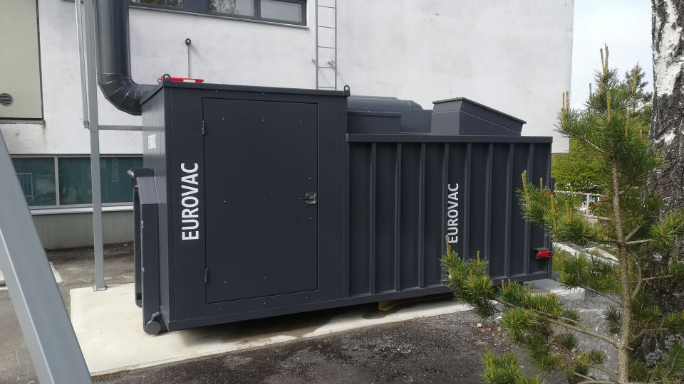 15kW filtercontainer 8m3