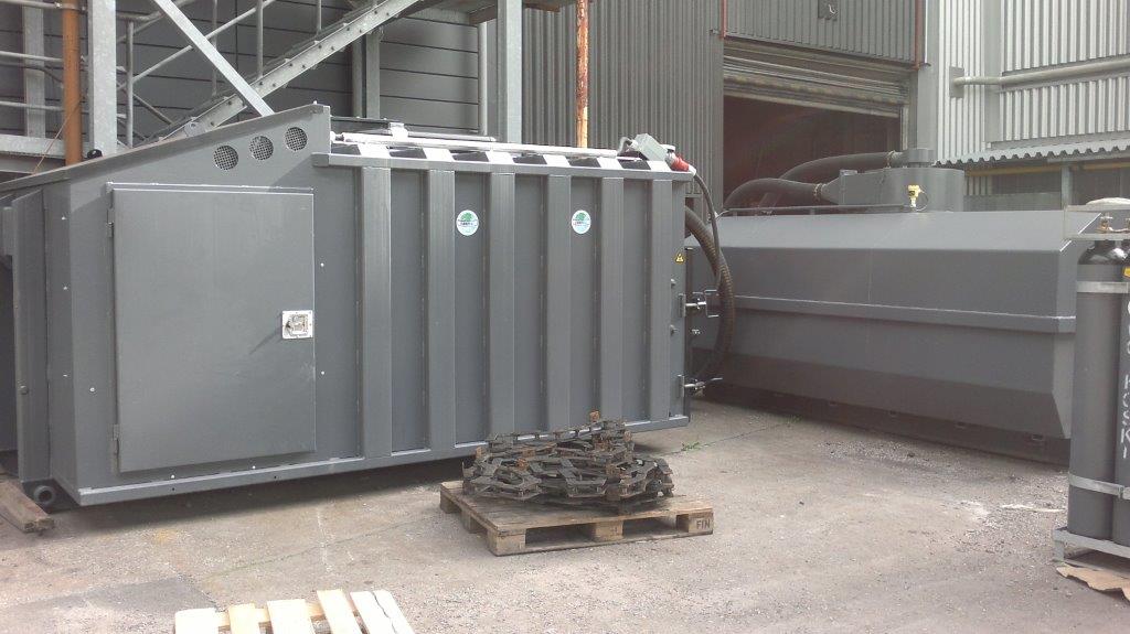 45kW filtercontainer 12m2 avskiljarcontainer 13m3